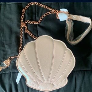 Loungefly littler mermaid shell purse